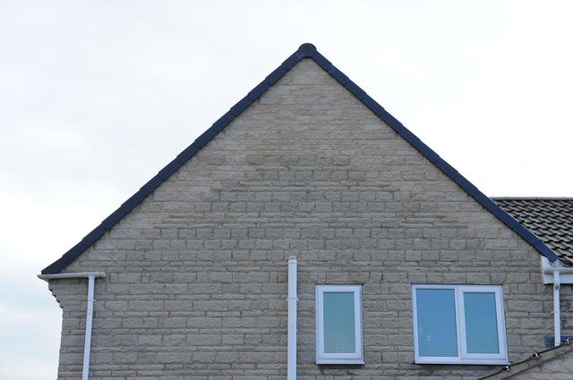 gable after raising the roof to form loft conversion in south yorkshire by apexloft.com 